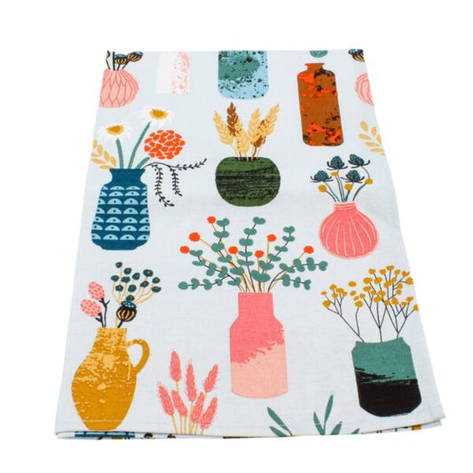 Cotton Tea Towel – Hygge Vases